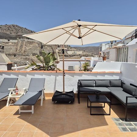 Apartamento Ocean View Sunset Terrace - Near Anfi Del Mar Los Caideros Exterior foto